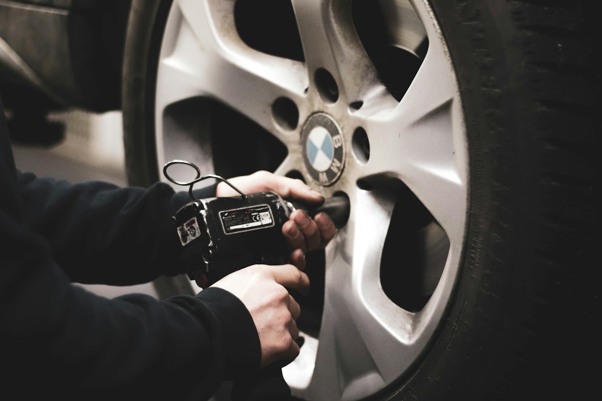Alloy wheel and panel work at a crash repair bodyshop in Dublin 16